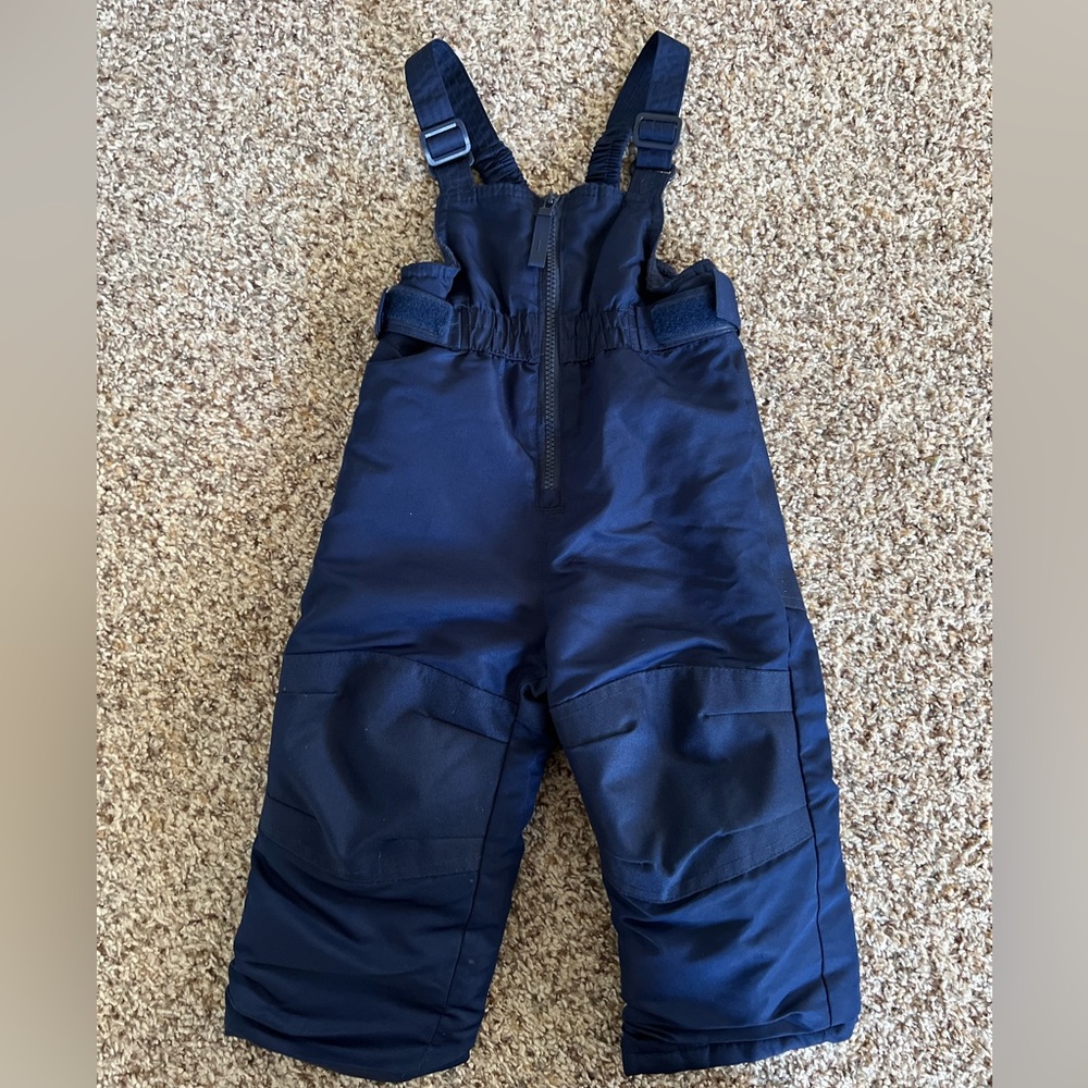 18mon. Cherokee snow bibs. Navy Blue.